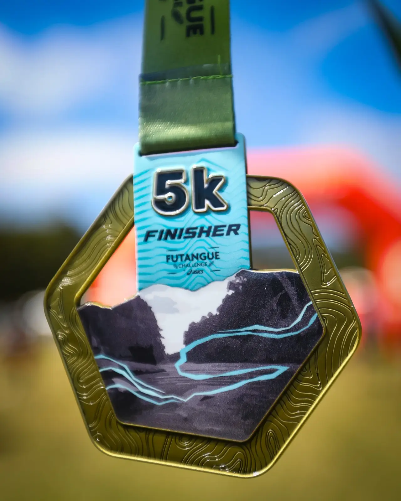 Futangue Challenge 5K finisher medal