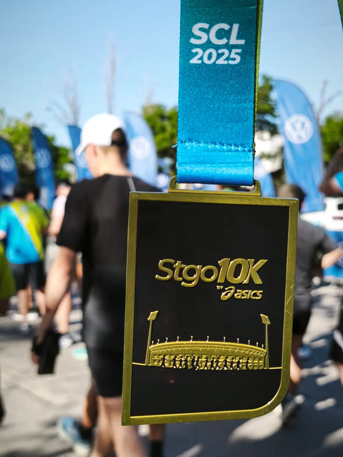 Custom STGO 10K by ASICS medal